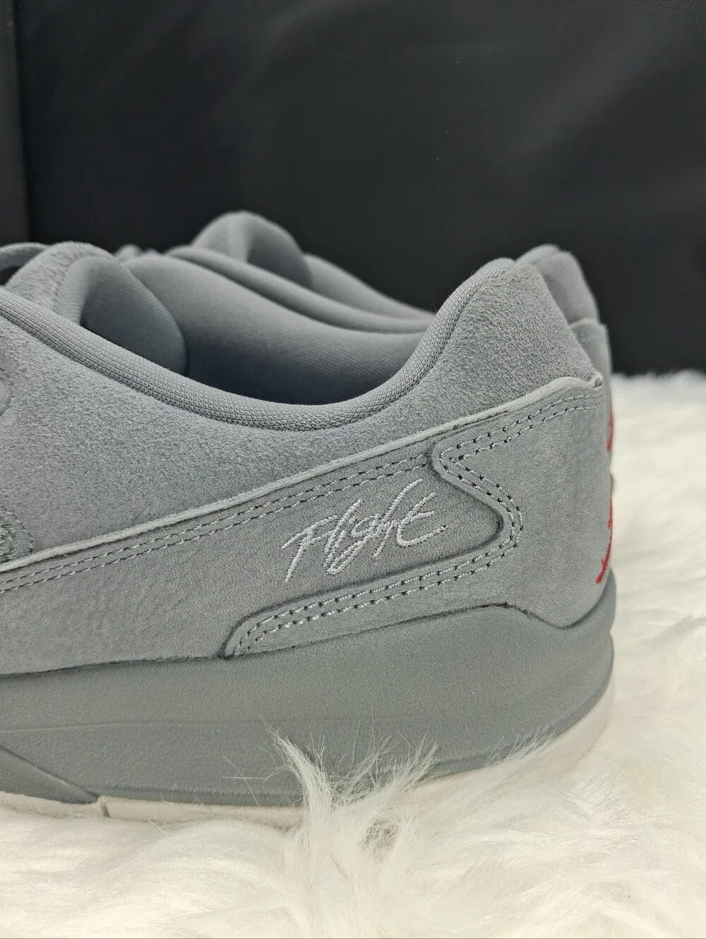 Jordan Flight Court Grey Suede Sneakers